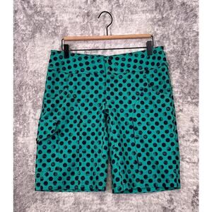 Shredly Shorts 6 Womens Green Polka Dot Cycling Mountain MTB